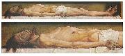The Body of the Dead Christ in the Tomb and a detail Hans holbein the younger